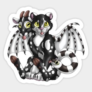 Chimera Cubs: White Bicolor Sticker